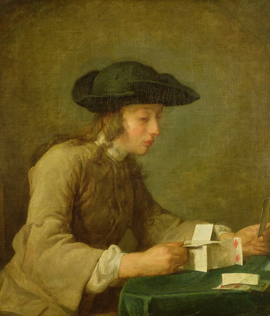 Jean Siméon Chardin - La casa di carte, Louvre, Paris